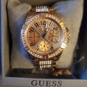 Guess rose gold watch